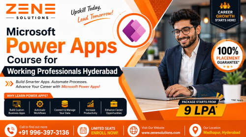 Microsoft Power Apps Course for Working Professionals Hyderabad